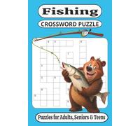 Fishing Crossword Puzzle: Crossword Puzzles with easy print about Fishing, 6 x 9 size, 110 pages, 50 plus puzzles, gift for vacation, holidays and relaxing