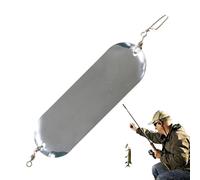 Fishing Flashers For Trolling Salmon | Diving Board Salmon Fishing 4.5In | F́ishing Flashers For Trolling -Metal Flash Boards 23g, Fish-ing Lures with Lights F́or Freshwater Seawater