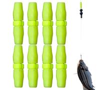 Fishing Floats - Rubber Long Casting Catfish Bobbers Set, High Buoyancy Bite Indicators, Durable Soft Tackle Accessories, River Lake Sea Gear | Beginner Friendly Family Outdoor Angling