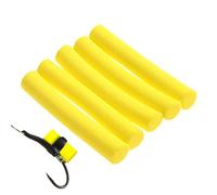 Fishing Foam Stick - Juego de 5 palos de flotador de cilindro EVA, ligero y de alta buoyancy carp Fishing Foam Sticks for Fly Tying Rigs and Hook Bait Presentation, Durable Water-Resistant Fishings