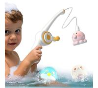 Fishing Games, Glowing Magnetic Floating Water Toys, Colorful Educational Pool Game Set on, Early Learning Tool for Hand-Eye Coordination and Color Recognition in Bath or Outdoor Play