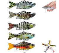 Fishing Gear - Bionic Swimming Bait, Bionic Swimming Bait Lure, Robotic Fishing Lures That Swim by Itself, Suitable for All Kinds of Fishing Waters (B)