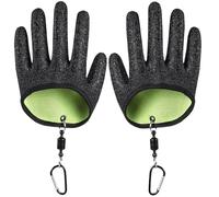 Fishing Gloves, Handling Glove with Magnet Release, Puncture Proof Catfish Mitt, Durable Protective Gear, Secure Grip Accessory, Ideal for Fishermen, Professionals, Men, Women, Boyfriend, Husband, Dad