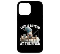 Fishing Grandpa Gnome For Dad Life Is Better At The River Carcasa para iPhone 13 Pro Max