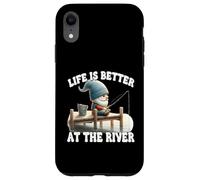 Fishing Grandpa Gnome For Dad Life Is Better At The River Carcasa para iPhone XR