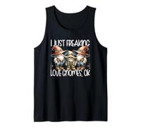 Fishing Graphic For Women and Men Who Freaking Love Gnomes Camiseta sin Mangas