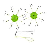 Fishing Hook - Antirabosques de casting Tackle, Durable Bait Holder Hooks, High-Strength Gear | Freshwater Set For Rivers, Lakes, Ponds, Bass, Kayak, Boat, Professional Anglers, Beginners