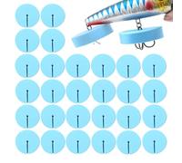 Fishing Hook Covers - Fishing Lure Cover | 30 Fish Hook Covers | Treble Hooks Cover Fishîng Hoôks Protector | Treble Hoôks Safety Cap Hooks Bonnets for Lures Non-Slip Accessories Kit