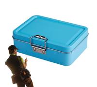 Fishing Hook Organizer,Adaptable Multi Functional Metal,Small Lure Box - Efficient Compact Organizer For Bass Trout Catfish Saltwater Freshwater Shore Pier River Stream Pond Fishing