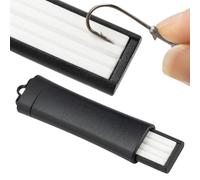 Fishing Hook Sharpener - Retractable Stone Tool, Portable Lure Polishing and Grinding Device for Anglers, Bass and Trout Hook Maintenance, Compact Sharpening Tool for Outdoor Fishing Trips