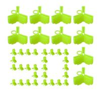 Fishing Hooks Protector,Fluorescencia Lure Hook Case - Treble Safety Holder Cover, Cap, Pack Of 50 For