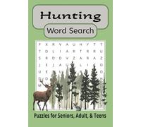 Fishing & Hunting Word Search: Word Searches with Easy to Read Print about Fishing, Hunting, Outdoors and More | 6x9 inches, 110 pages | 50+ Puzzles... Gift for Vacations, Holidays and Free Time
