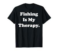 Fishing Is My Therapy Outdoor Lifestyle Passion Camiseta