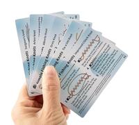 Fishing Knot Guide - Cards Set 6pcs Hand Drawn Illustration | Guide Book 12 Knots Waterproof Reference for Men Women, Lake Pond, Seaside, Fishing Practice, 9 x 5.8cm/3.54 × 2.28