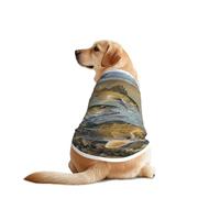 Fishing Lake Fishermen - Chaleco para perro, suave, transpirable, ropa para mascotas, ropa sin mangas, ropa de moda para razas medianas y grandes