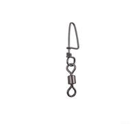 Fishing Line Connector 30 Pack Rolling Fishing Line Connector | 30-pack para value set, ball bearing design, smooth 360 rotation, prevents line twist, saltwater ready
