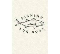 Fishing Log Book in White and Gray Waves Design: An Essential Accessory for the Tackle Box, Fishing Log Book for Dad, Fishing Gifts for Dad, 120 Pages (6" x 9"), Glossy Cover