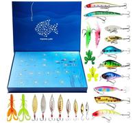 Fishing Lure Calendar - 24 Day Bait Countdown | Tackle Collectibles | Daily