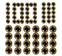 Fishing Lure Making Kit - 100X 3D Eyes | 8mm Professional Fly Tying Material, Lifelike Soft Drop Bait Eyes For Predatory Fish Attractant and Custom Tackle Accessories For Saltwater and