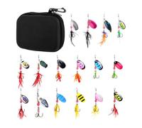 Fishing Lures - 16 Piece Sequins Swimbait Gear, Lures For Bass Fishing For Freshwater | Saltwater Walleye Crappie Salmon Catfish Sports Outdoors Men