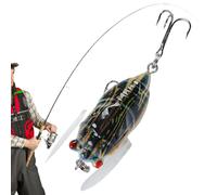 Fishing Lures - Bass Bait, Strike Swimbaits for Freshwater, Cicada Lure with Realistic Action, Fishing Accessories, Bait Kit for Outdoor Angling and River Casting