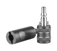 Fishing Net Joint Fitting, Dip Nets Connector Adapter, Rod Head Replacement Converter, Threaded Pole Connectors for Landing, Family, Friends, Colleagues, Lake Trip, Travel, 7.5/1.5/1.5 pulgadas