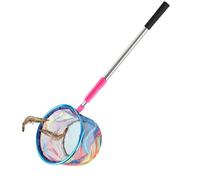 Fishing Net - Steel, Pool Skimmer Net, Dive Nets, Non-Slip Handle Catcher Skimmer Game | Lightweight Outdoor Fishing & Catching Tool, Strong Mesh & Easy Carry Use
