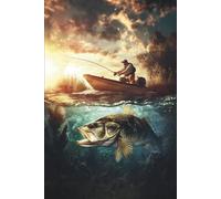 Fishing Notebook for Anglers - Lined Journal for Trips and Memories, 160 Pages.: Simple Notebook for Notes, Ideas and Outdoor Adventures - Great Gift for Fishing Lovers.
