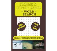 Fishing & Outdoor Sports Word Search: Fun Word Searches for Anglers, and Outdoor Enthusiasts | 6x9 inches, 110 Pages | 50+ Puzzles for Relaxation & Entertainment