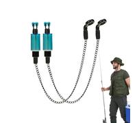 Fishing Pole Bite Indicator, Bite Alarm, Bobbins Hangers, Fishing Alerter, Fishing Alarm Chain, Fishing Alarm for Beginners, Professional Fishing Alarm, Bite Alarm for Anglers, Fishing Pole Bite Alert