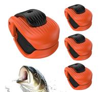 Fishing Pole Clips 4 Pieces - Multifunctional Rod Holder Support Tool Rack | Portable Fishing Rod Clips | Anti-Slip Secure Gadget For Beginner Enthusiast Women Family Outdoor Beach Boat Home Vehicle G