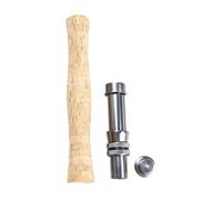 Fishing Pole Handle - Non-Slip Universal Metal Reel Seat - Fishing Rod Accessories,for Shore Lake Pond Outdoor Marine Saltwater Dock River Sea Beach