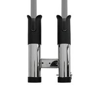 Fishing Pole Holders - Double-Tube Bracket for Fishing Rod | Yacht Angling Pole Holders for Beach, Garage, Home Travel Saltwater Boat Kayak Yacht Marine Pontoon