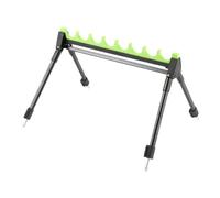 Fishing Pole Holders Ground, 12 Slot Telescoping Rack, 17.72x12.6x16.54 inches Foldable Rod Organizer, Durable Design, Ideal Shore Fish, Grandpa, Uncle, Father, Husband