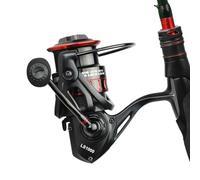 Fishing Reel, Angling Wheel, Smooth Drag System, Ergonómico antideslizante Handle, Standard Size, Excelente para Offshore Inshore Ice Crappie Bass Catfish Adventure