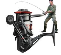 Fishing Reel, Angling Wire Wheel & Ergonomic Anti-Slip Reel, Perfect for Offshore Crappie Bass, Inshore Ice Catfish, Freshwater Fishing, Durable Smooth for Professional Recreational