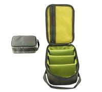 Fishing Reel Bag, Reel Carry Case, Outdoor Gear Bag, Fishing Tool Bag, Large Reel Pouch, Zippered Gear Case 22.8x15.5x10.3cm/8.98x6.1x4.06 inches for Fishing Reels, Baits & Tools, Verde,