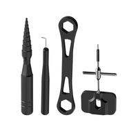 Fishing Reel Kit, Portable Angling Maintenance Set, Complete Gear Care Tools, Aluminum Alloy, Saltwater-Safe Cleaning Accessories, for Kayak, Boat, Surf, Shore, Backpacking Maintenance