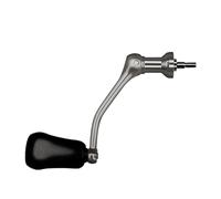 Fishing Reel Rocker Arm - Perfect Upgrade Reduces Hand Fatigue | Ergonomic Crank Handle Stainless Steel Screw-in Knob | Freshwater Seawater Anglers Longer Fishing Periods Improves Success Rate Double
