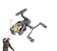 Fishing Reels, 5.2:1 Gear Ratio Rotary Reel with Double Rocker Arm, Rust-Proof 110lbs MAX Drag Catcher for Ice Fishing, Lake, Trout, Inshore, Surfing, Fly, Pier Use, 1 Piece
