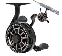Fishing Reels Saltwater - Magnetic Drop System Fly Reel, Fishing Wheel Gear For Beginner | Adults, Men, Trout, Salmon, Crappie, Catfish, Freshwater, Saltwater, Line Capacity11x7x6.3cm