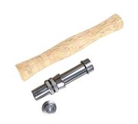 Fishing Rod Building Supplies, Fishing Pole Handle Non-Slip Metal Grip