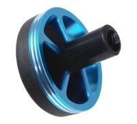 Fishing Rod Butt Cap 27mm Multi-Color Fishing Rod Butt Cap | Aluminium alloy ring, black rubber plate, red gold blue purple, protects rod end, 22x27mm size