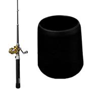 Fishing Rod Butt Cushion, Silicone End Protector Fish Rod Butt Cap, 1.2x1.2x1.6in Anti-Slip Fishing Tackle Gear for Beginners, Enthusiasts, Professionals