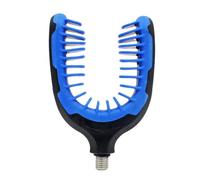 Fishing Rod Butt Rest, Pole Gripper Head, U-Shape Holder, Portable Anti-Slip Design, Sturdy Support Accessory, Compact Size, Made from Quality ABS Materials, 3.86x2.48in