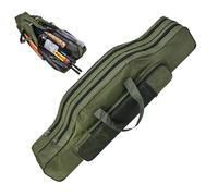 Fishing Rod Case Folding Fabric Tackle Reel Bag Travel Fishing Rod Case