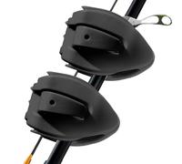 Fishing Rod Clips - 2 Pieces Non-Slip Gadget Support Tool Rack Durable, Beginner Enthusiast Men Family, Outdoor Beach Boat Home Vehicle Storage, Universal Rod Holder, Garage Wall Mount Accessory | Sec