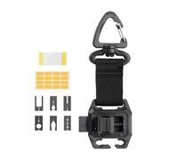 Fishing Rod Clips - Versatile Wearable Holder for Pier Fishing, Surf Casting with Secure Grip, Portable Pole Support for Beach, Anglers, Travelers, Outdoor, Adventure, 4.72x1.89in