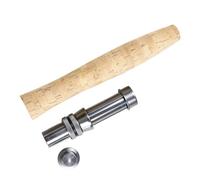 Fishing Rod Handle - 17-18cm Lightweight Non-Slip Universal Metal Grip | Fishing Rod Grip | Lure Fly Rods with Cork Handle For Boat Kayak Shore Lake Pond Outdoor Marine Saltwater Dock River