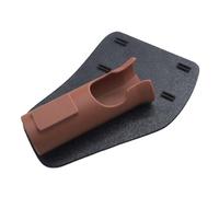 Fishing Rod Hip Holster, Portable Pole Holder, 18.7x12.2x6cm/7.36x4.8x2.36 Inches Slide-In Belt Clip Design, Hands- Gear Support 1 Piece Black for Wading Kayak Surf Dock Hiking